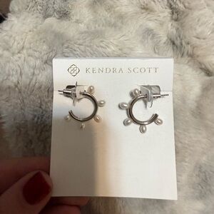 Kendra Scott Silver Hoop Earrings